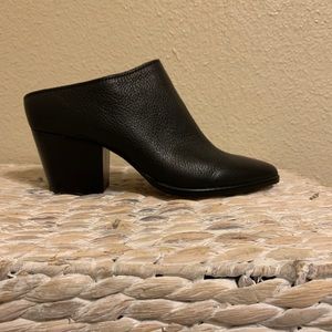 Dolce Vita Black Leather Mules